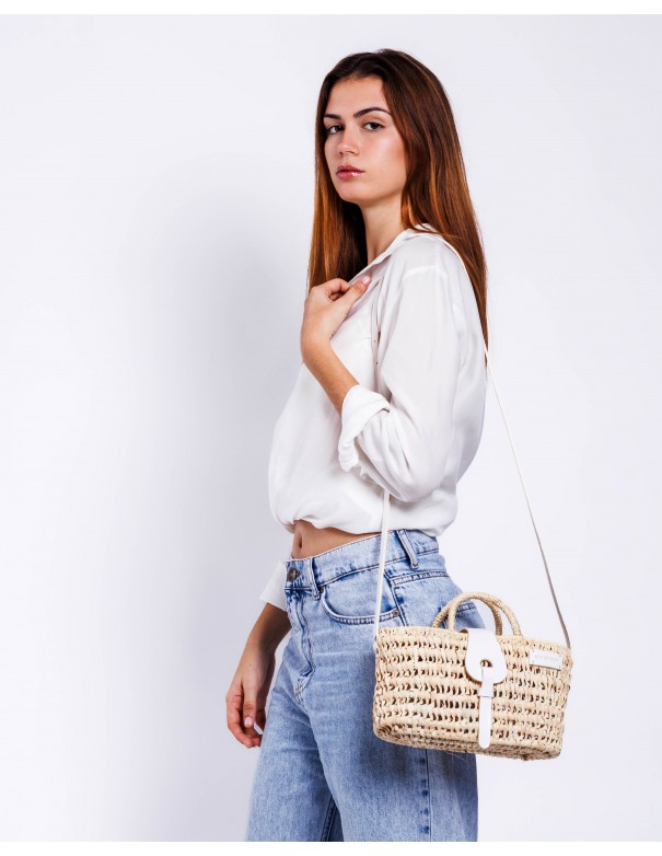 LULÚ knot bag | white