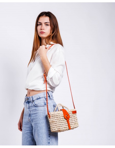 LULÚ bolso nudos | naranja