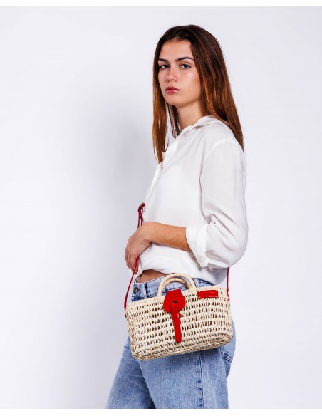 LULÚ bolso nudos | rojo