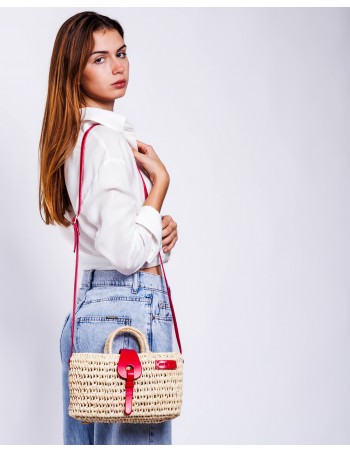 LULÚ bolso nudos | fúcsia 2