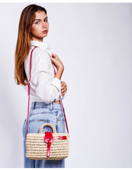 LULÚ knot bag | fuchsia