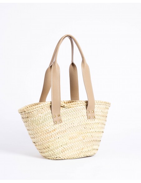 VALERIA straw bag | sand