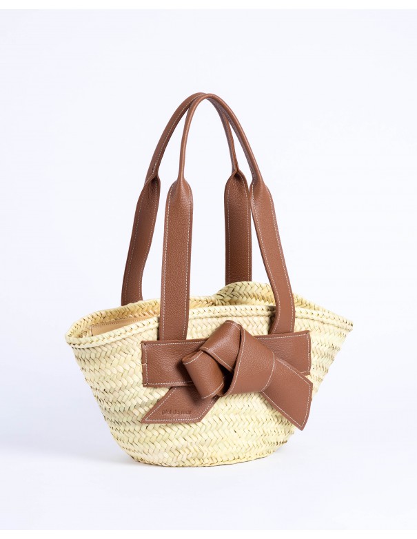VALERIA straw bag | tan