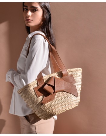 VALERIA straw bag | tan 2