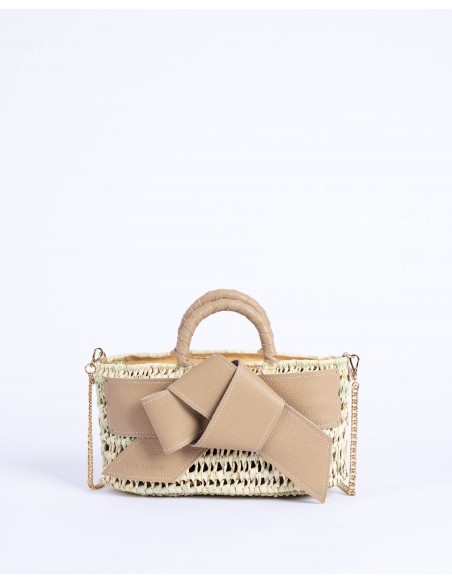 VALERIA knot bag | sand