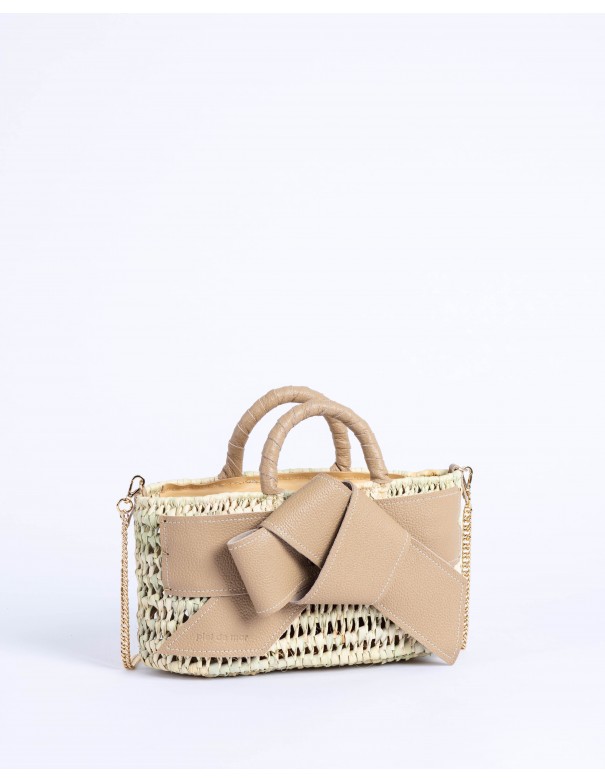 VALERIA knot bag | sand