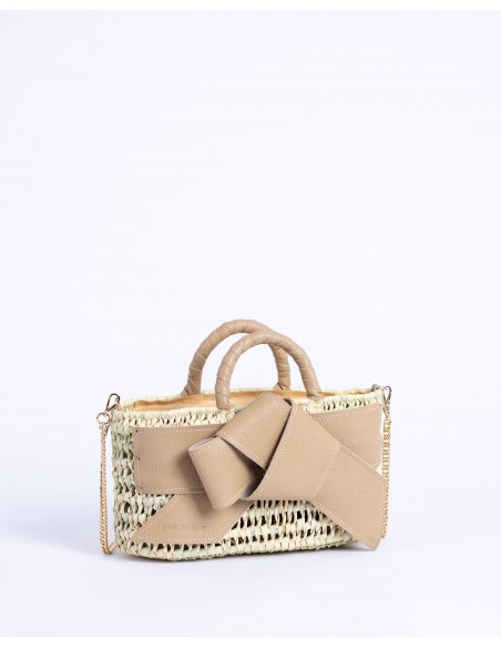 VALERIA knot bag | sand