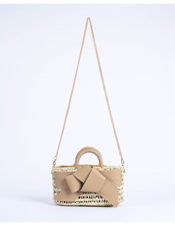 VALERIA knot bag | sand