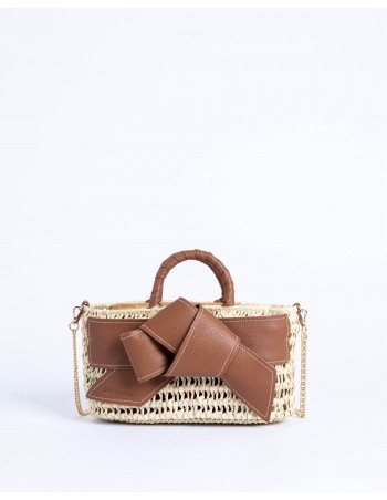 VALERIA knot bag | tan