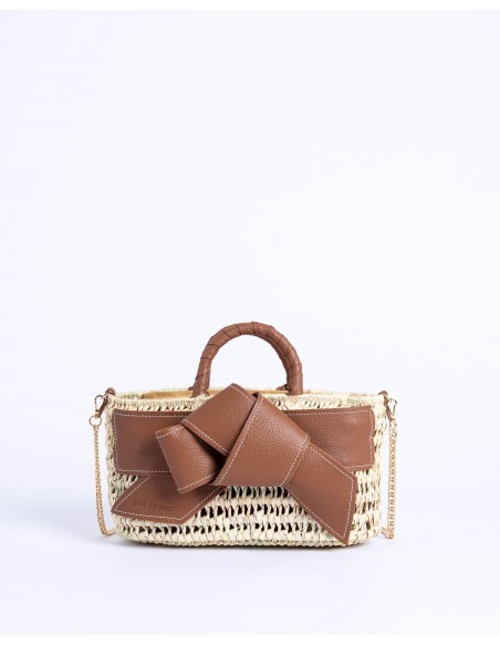 VALERIA knot bag | tan
