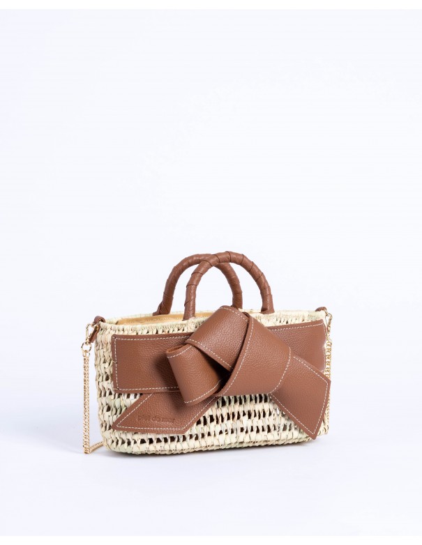 VALERIA knot bag | tan