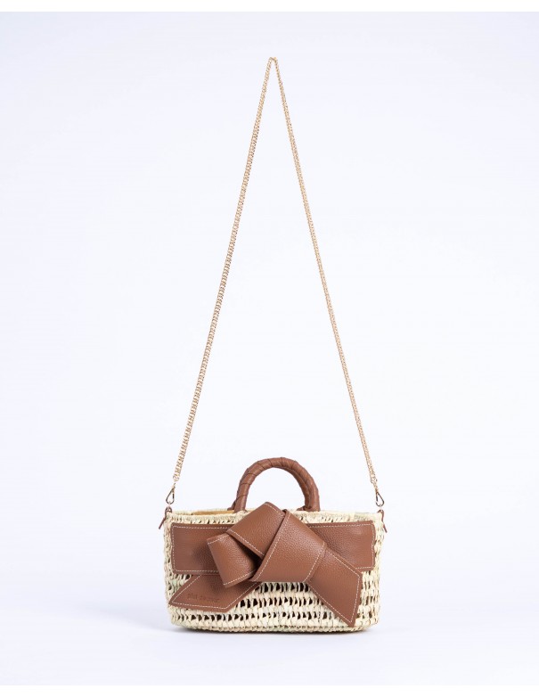 VALERIA knot bag | tan