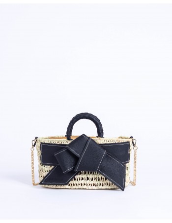 VALERIA knot bag | black