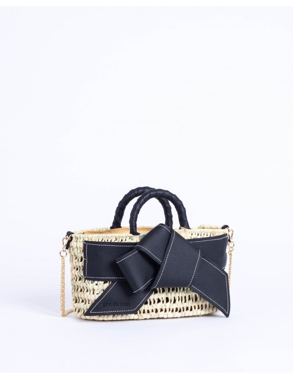VALERIA knot bag | black