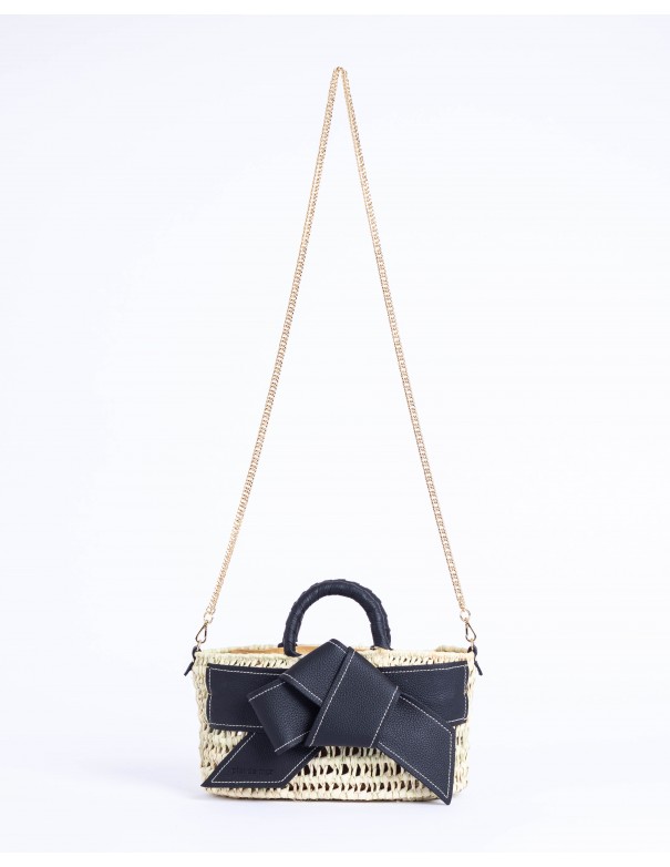 VALERIA knot bag | black
