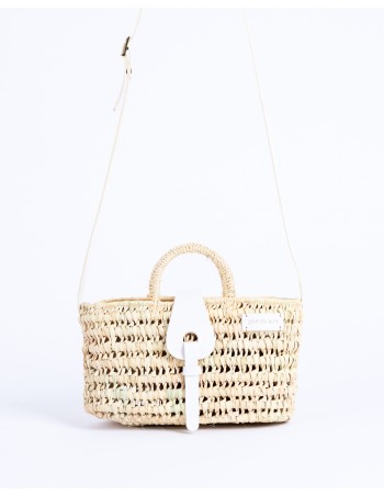 LULÚ knot bag | white