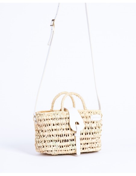 LULÚ knot bag | white