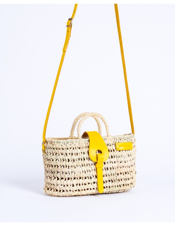 LULÚ bolso nudos | amarillo