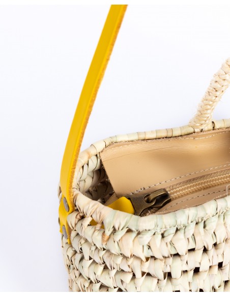 LULÚ bolso nudos | amarillo