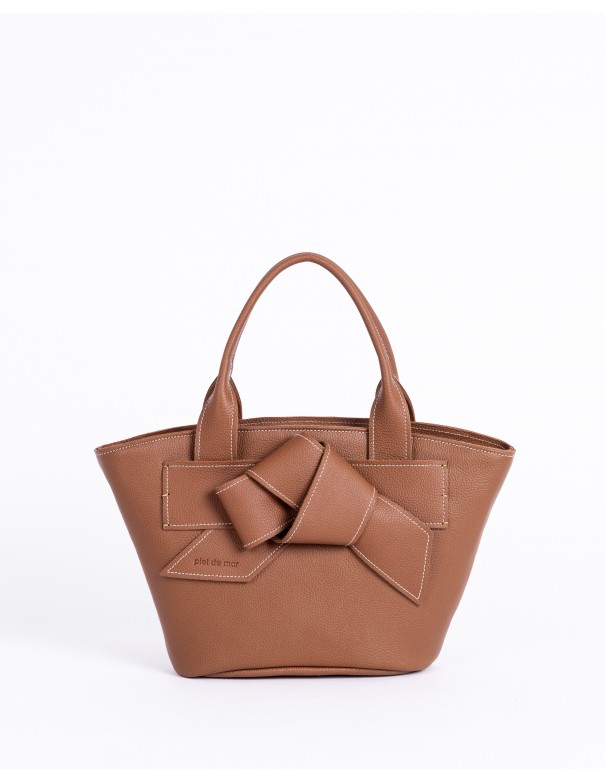 VALERIA | leather bag | tan