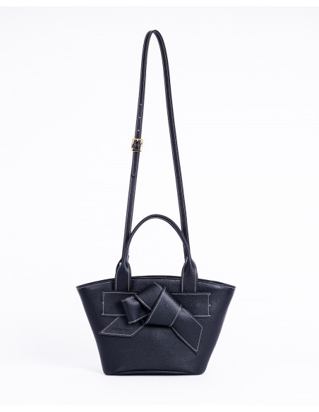 VALERIA | leather bag | black