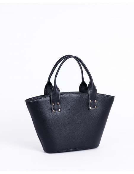 VALERIA | leather bag | black