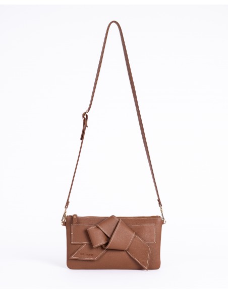 VALERIA | leather shoulder bag | tan