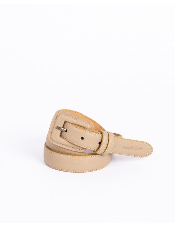 L'ESSENTIEL | cinturón piel | arena