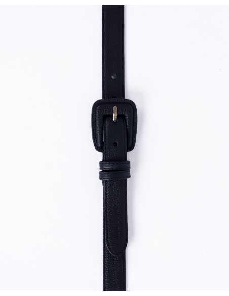 L'ESSENTIEL | cinturón piel | negro