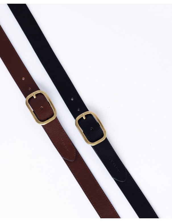 URBAN | leather belt |cognac