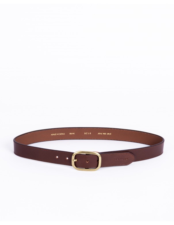 URBAN | leather belt |cognac
