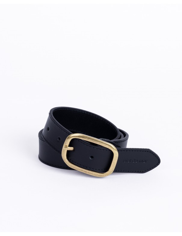 URBAN | cinturón piel | negro