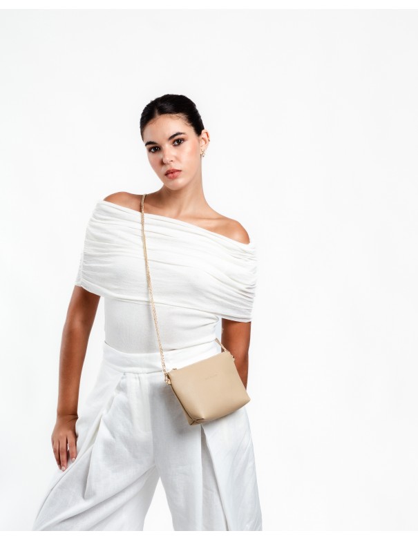 MINI BAG | leather | sand