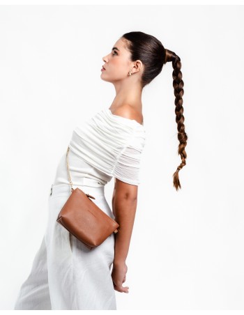 MINI BAG | leather | tan 2