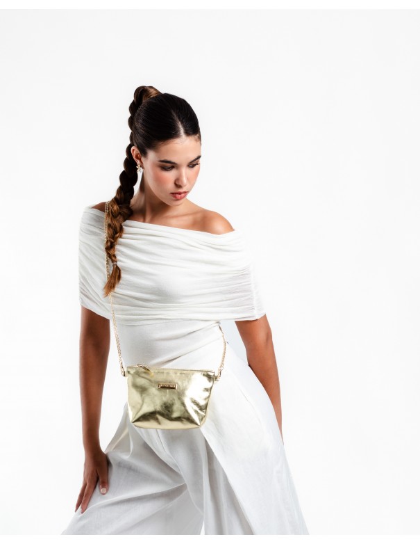 MINI BAG | piel | dorado
