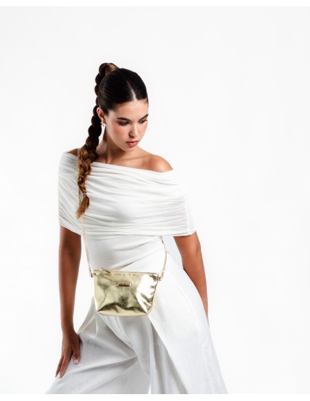 MINI BAG | piel | dorado