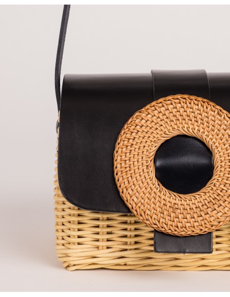 SIMONA | rattan | black