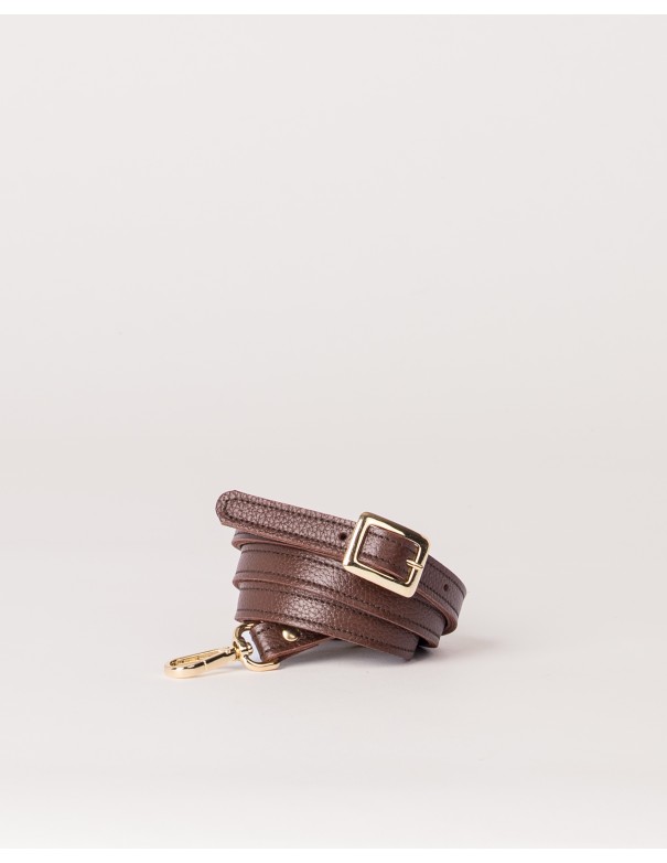 HANDLE | engraved leather | brown