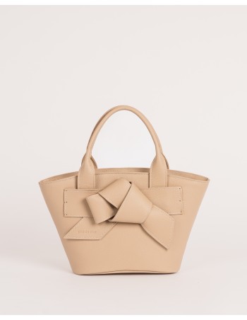 VALERIA | leather bag | sand