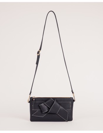 VALERIA | bandolera de piel | negro 2